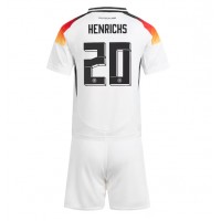 Dětský Fotbalový dres Německo Benjamin Henrichs #20 ME 2024 Domácí Krátký Rukáv (+ trenýrky)